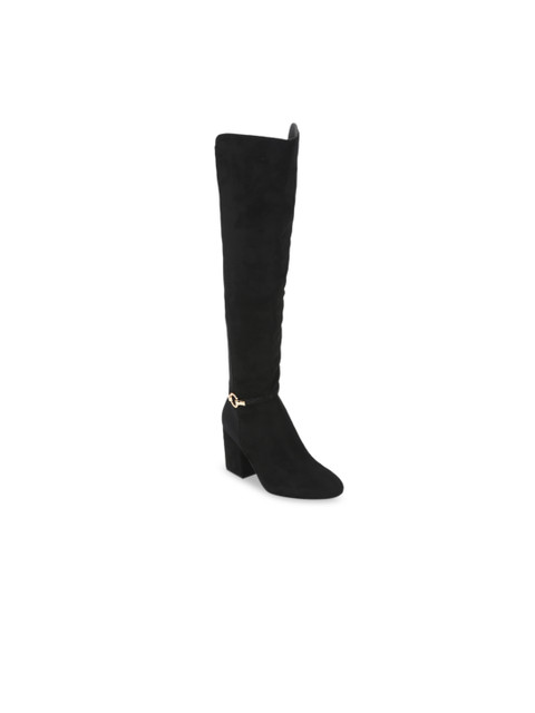 

Truffle Collection Women Black Solid Heeled Boots