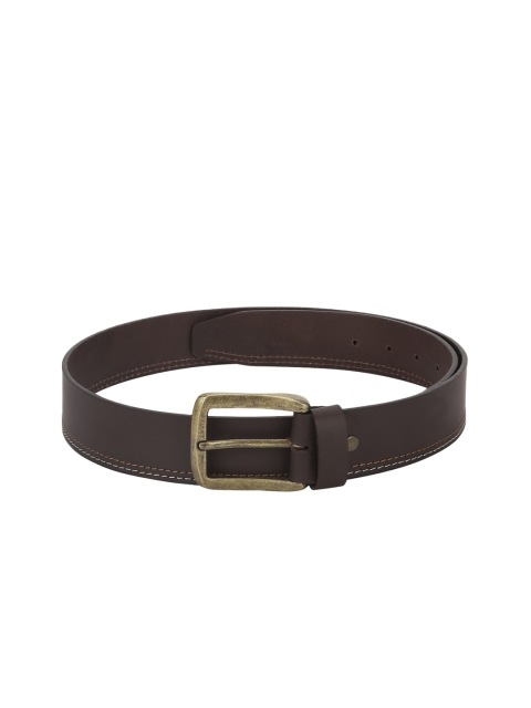 

Red Tape Men Brown Solid Leather Belt