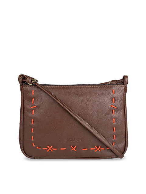 

Hidesign Brown Solid Sling Bag