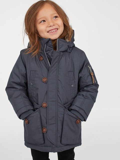 

H&M Boys Navy Blue Padded Parka