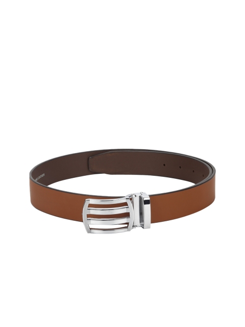 

Red Tape Men Brown Solid Leather Belt