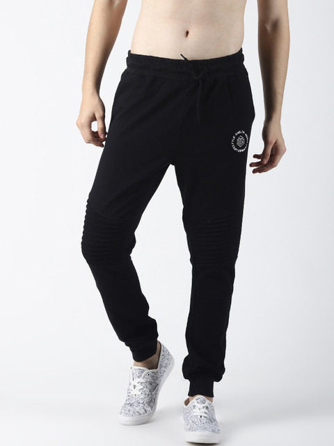 

SHELTR Men Black Regular Fit Solid Joggers