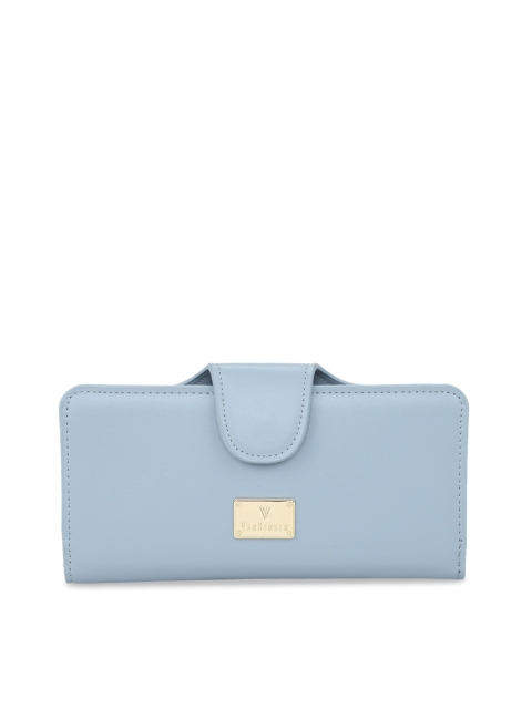 

Van Heusen Woman Women Blue Solid Two Fold Wallet