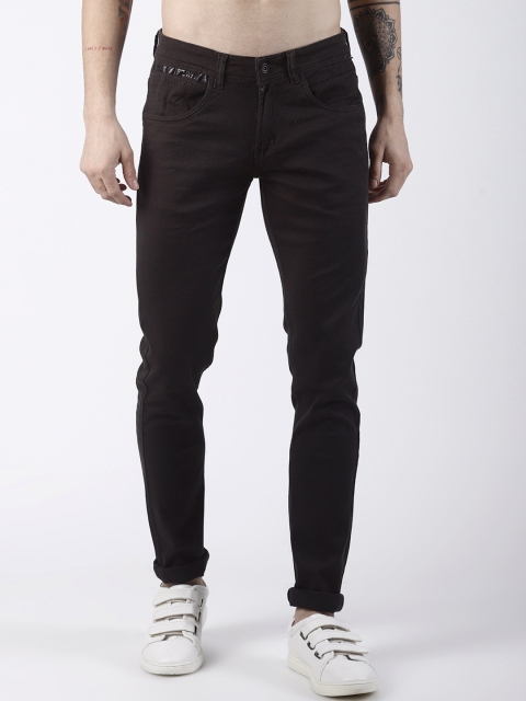 

Rex Straut Jeans Men Charcoal Grey Regular Fit Mid-Rise Clean Look Jeans