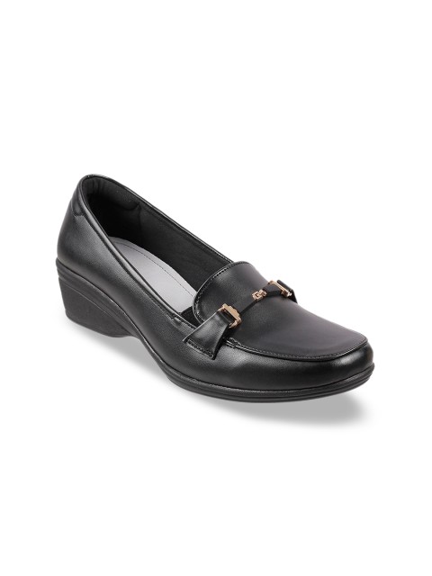 

Mochi Women Black Solid Embellished Pumps