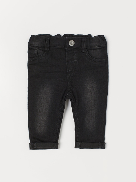 

H&M Boys Black Solid Skinny Fit Jeans