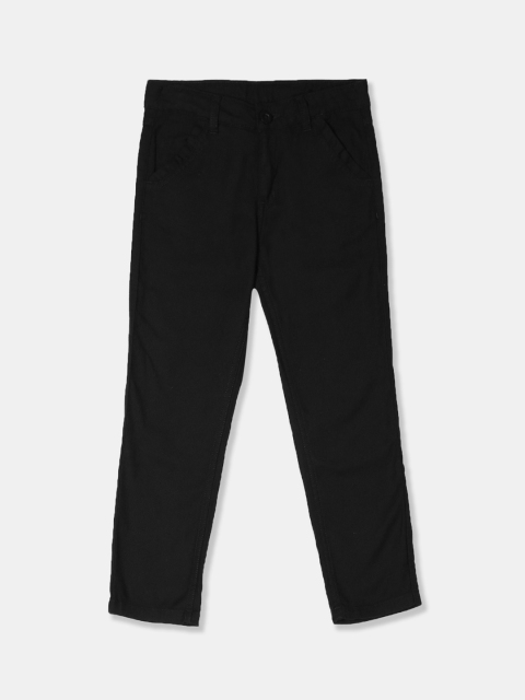 

Cherokee Boys Navy Blue Regular Fit Solid Regular Trousers