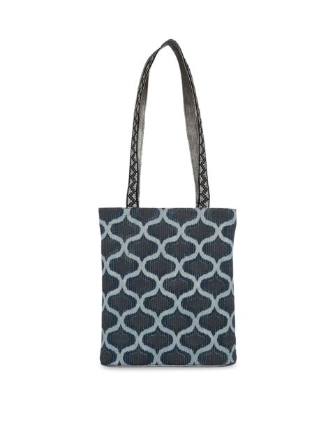 

Tarusa Blue & White Printed Shoulder Bag