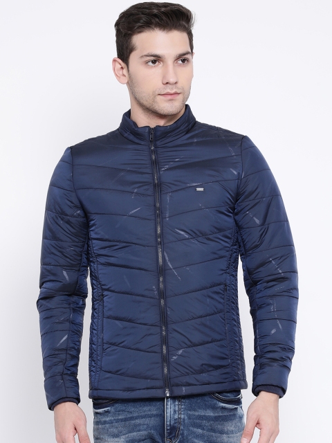 

Richlook Men Navy Blue Solid Lightweight Puffer Jacket