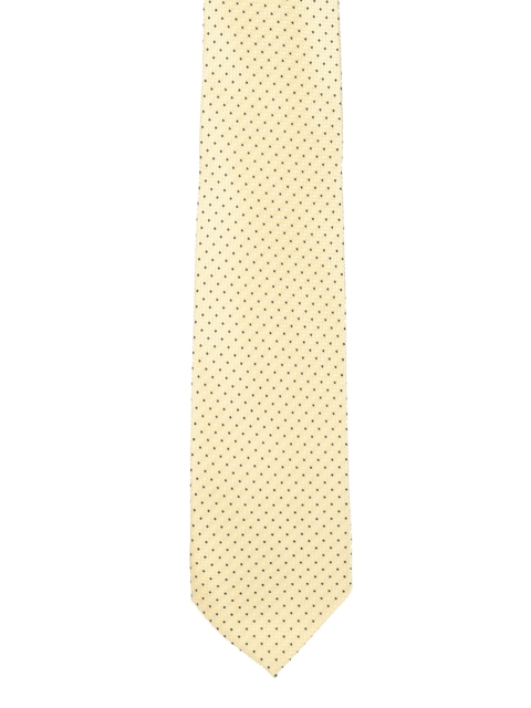 

Peter England Men Yellow Woven Design Broad Tie