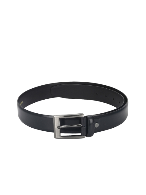 Red Tape Men Black Solid Leather Belt