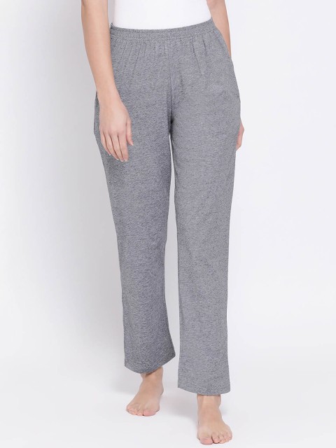 

Clovia Women Grey Self-Design Lounge Pants LB0176A05S