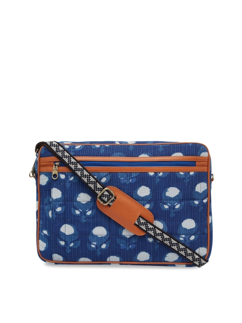 

Tarusa Blue Printed Shoulder Bag