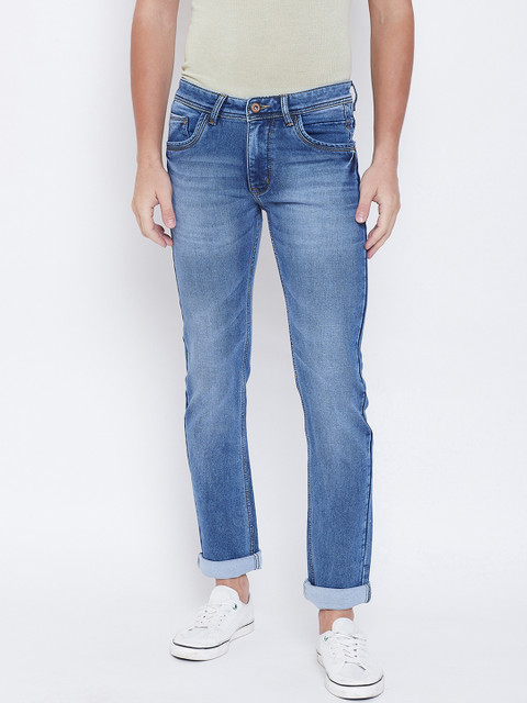 

Octave Men Blue Regular Fit Mid-Rise Clean Look Jeans