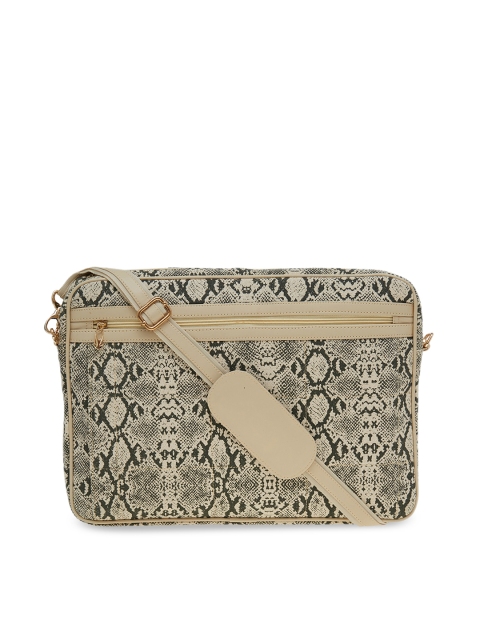 

Tarusa Beige Textured Sling Bag