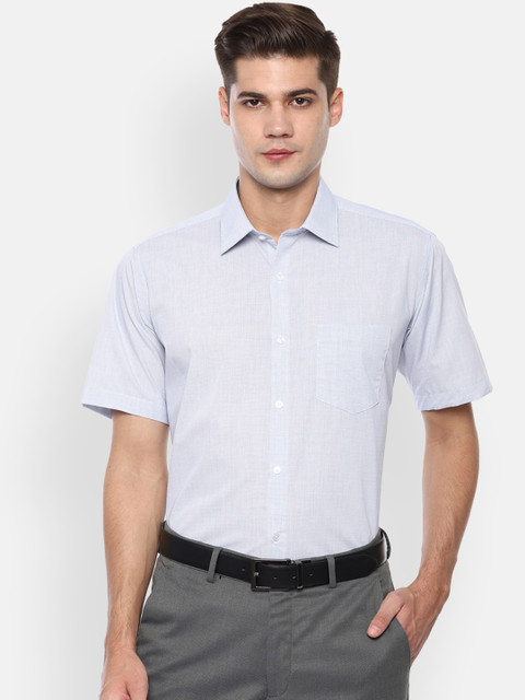 

Van Heusen Men Blue Regular Fit Printed Formal Shirt