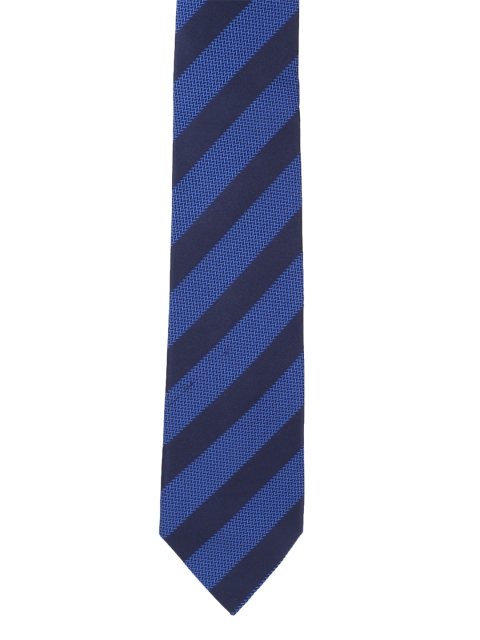 

Peter England Men Blue Striped Broad Tie