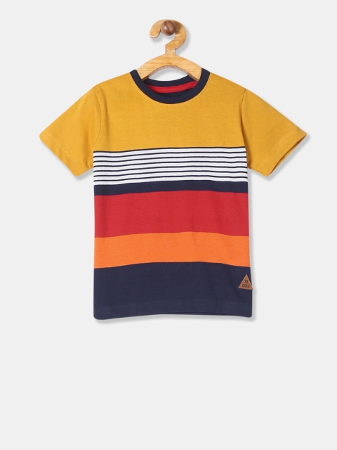 

Cherokee Boys Multicoloured Colourblocked Round Neck T-shirt, Multi
