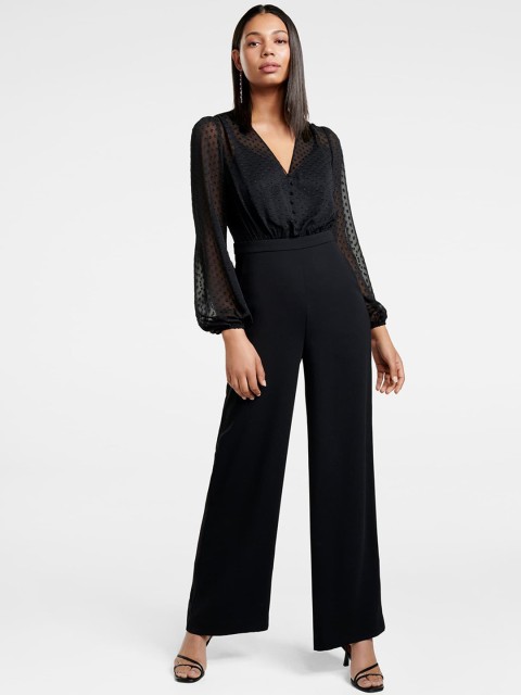 

Forever New Women Black Solid Basic Jumpsuit
