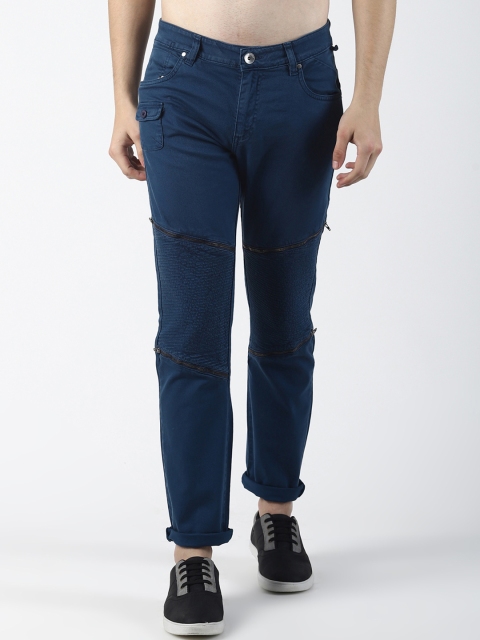 

SHELTR Men Blue Regular Fit Mid-Rise Clean Look Jeans