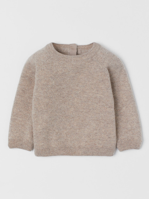 

H&M Kids Brown Solid Cashmere Jumper