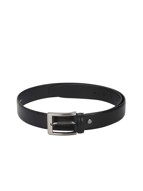 

Red Tape Men Black Leather Textured Belt