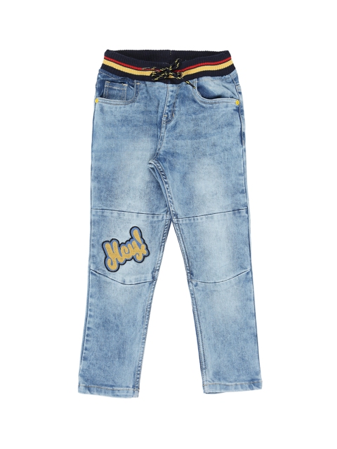 

Pantaloons Junior Boys Blue Tapered Fit Mid-Rise Clean Look Jeans