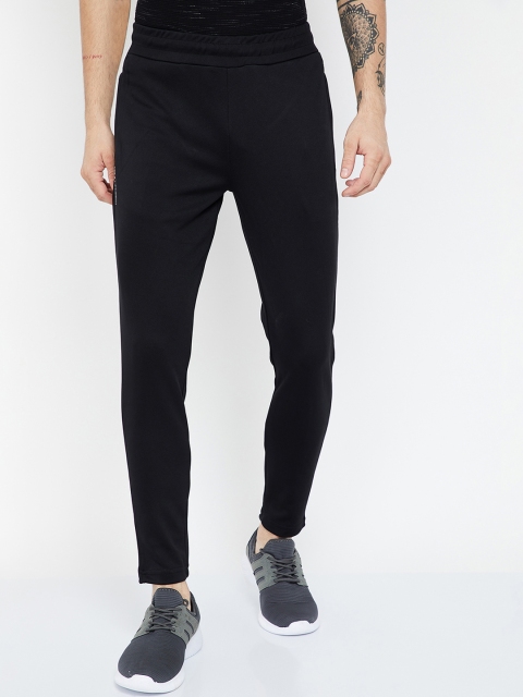 

Kappa Men Black Solid Track Pants
