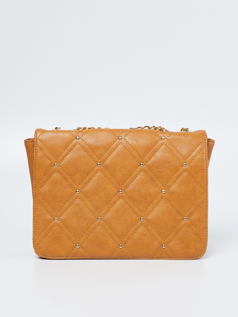 

CODE by Lifestyle Mustard Yellow Embellished Sling Bag