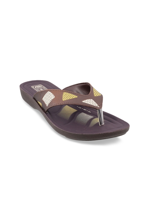 

WALKWAY Women Brown Printed Heels