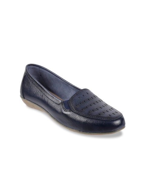 

WALKWAY by Metro Women Blue Solid Ballerinas