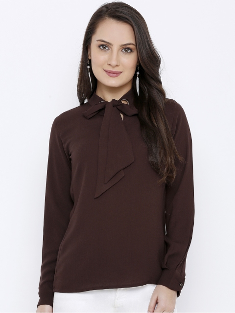 

Soie Women Brown Solid Top