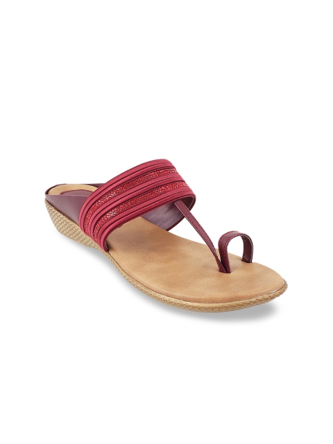 

WALKWAY Women Maroon Solid Heels