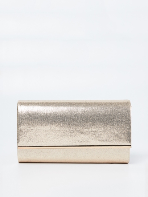 

CODE by Lifestyle Gold-Toned Solid Purse Clutch