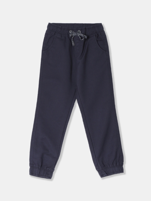 

Cherokee Boys Blue Regular Fit Solid Joggers