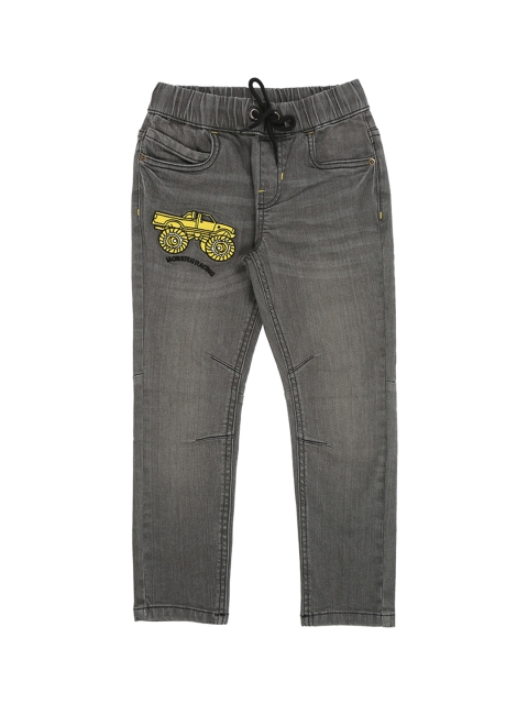 

Pantaloons Junior Boys Grey Tapered Fit Mid-Rise Clean Look Jeans