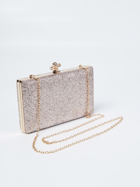 

CODE by Lifestyle Rose Gold Embellished Clutch
