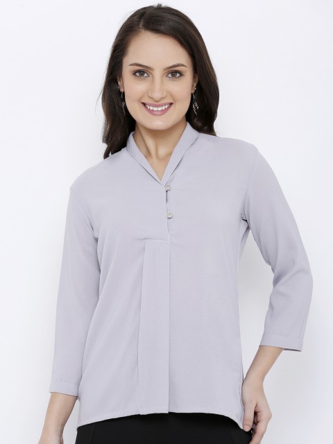 

Soie Women Blue Solid Top