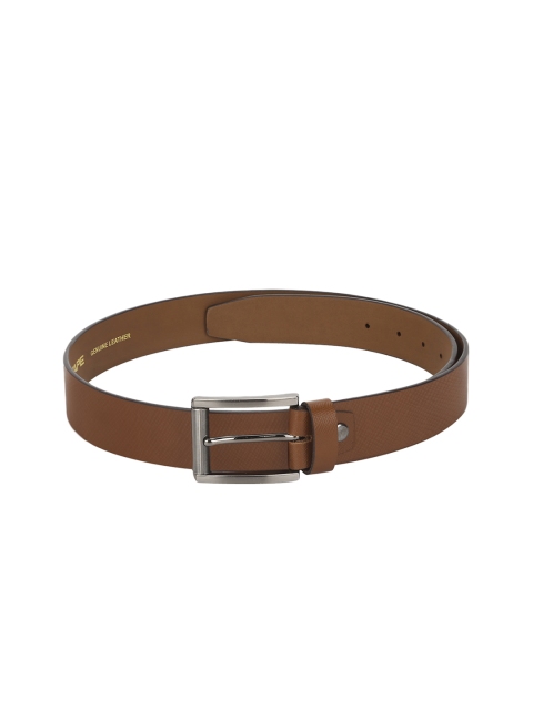 

Red Tape Men Brown Solid Leather Belt