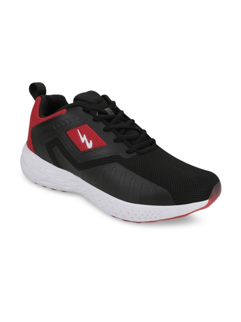 

Campus Men Black Mesh Christo Running Shoes