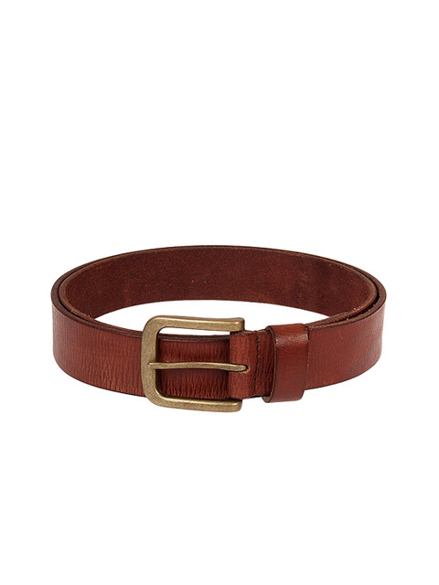 

Aditi Wasan Men Brown Solid Leather Belt
