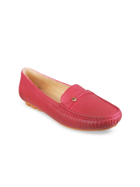 WALKWAY Women Red Loafers