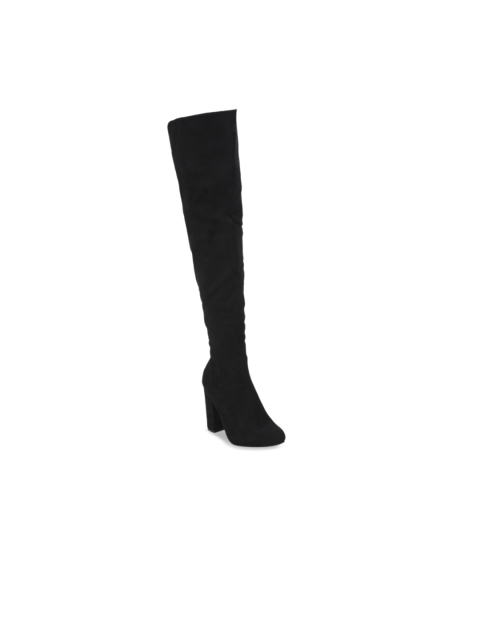 

Truffle Collection Women Black Solid Heeled Boots