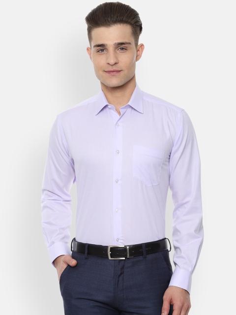 

Van Heusen Men Purple Regular Fit Solid Formal Shirt