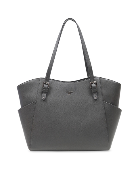 

Da Milano Grey Textured Shoulder Leather Bag