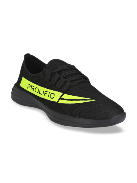 

Prolific Men Black Mesh Running Shoes