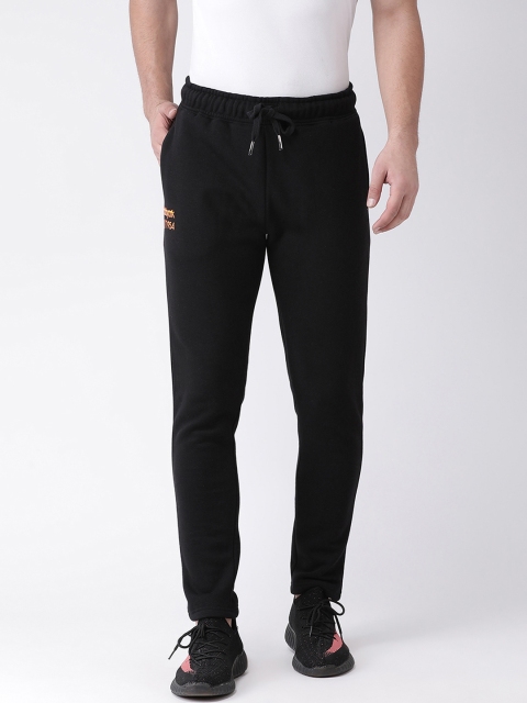 

Club York Men Navy Blue Solid Bootcut Track Pants, Black