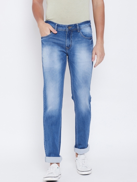 

Octave Men Blue Regular Fit Mid-Rise Clean Look Jeans