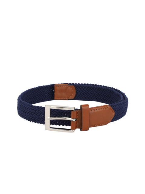 

Allen Solly Men Navy Blue Braided Belt