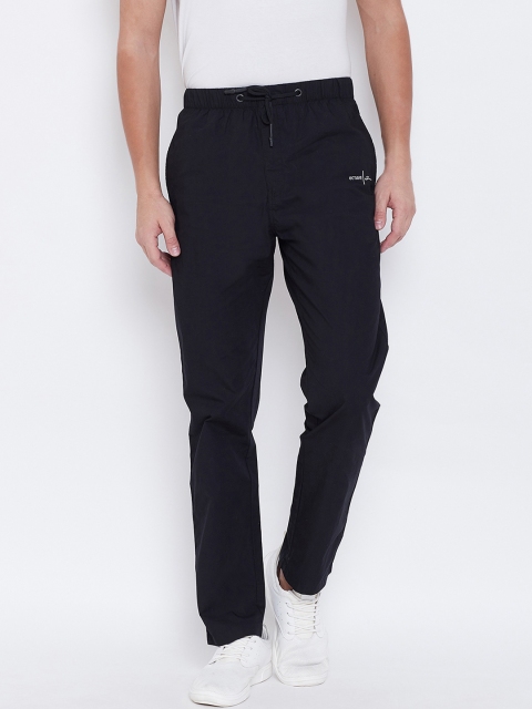 

Octave Men Black Solid Track Pants